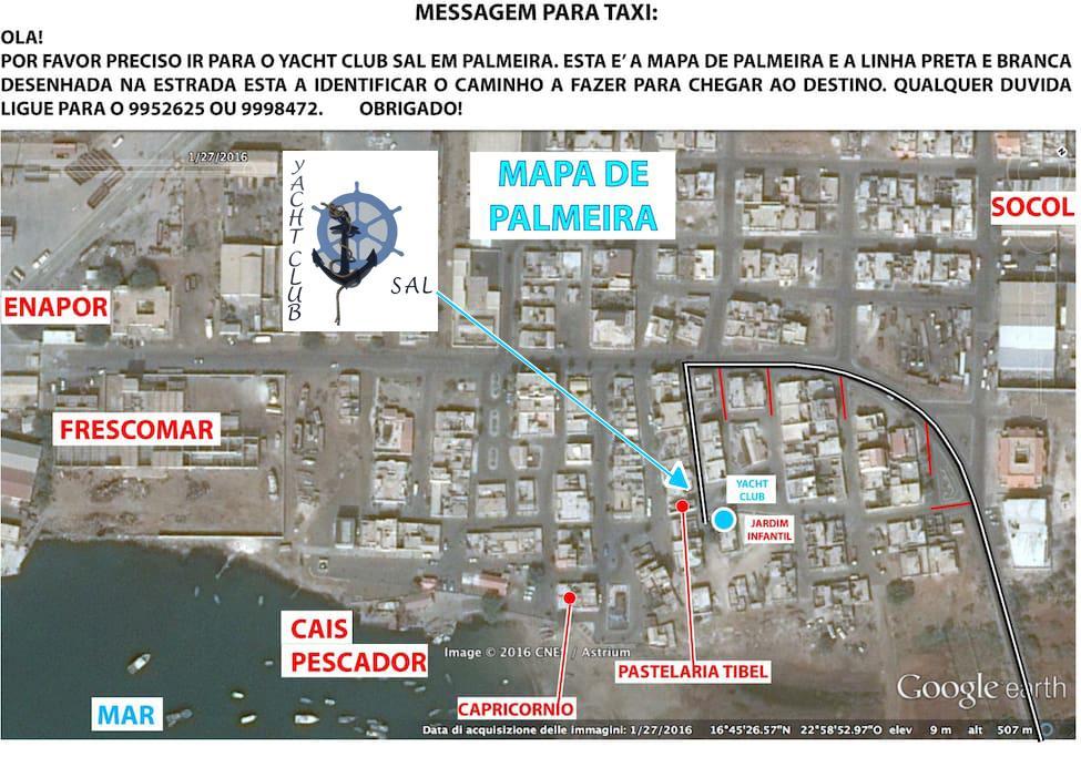 Yacht Club Sal Acomodação com café da manhã Palmeira Exterior foto